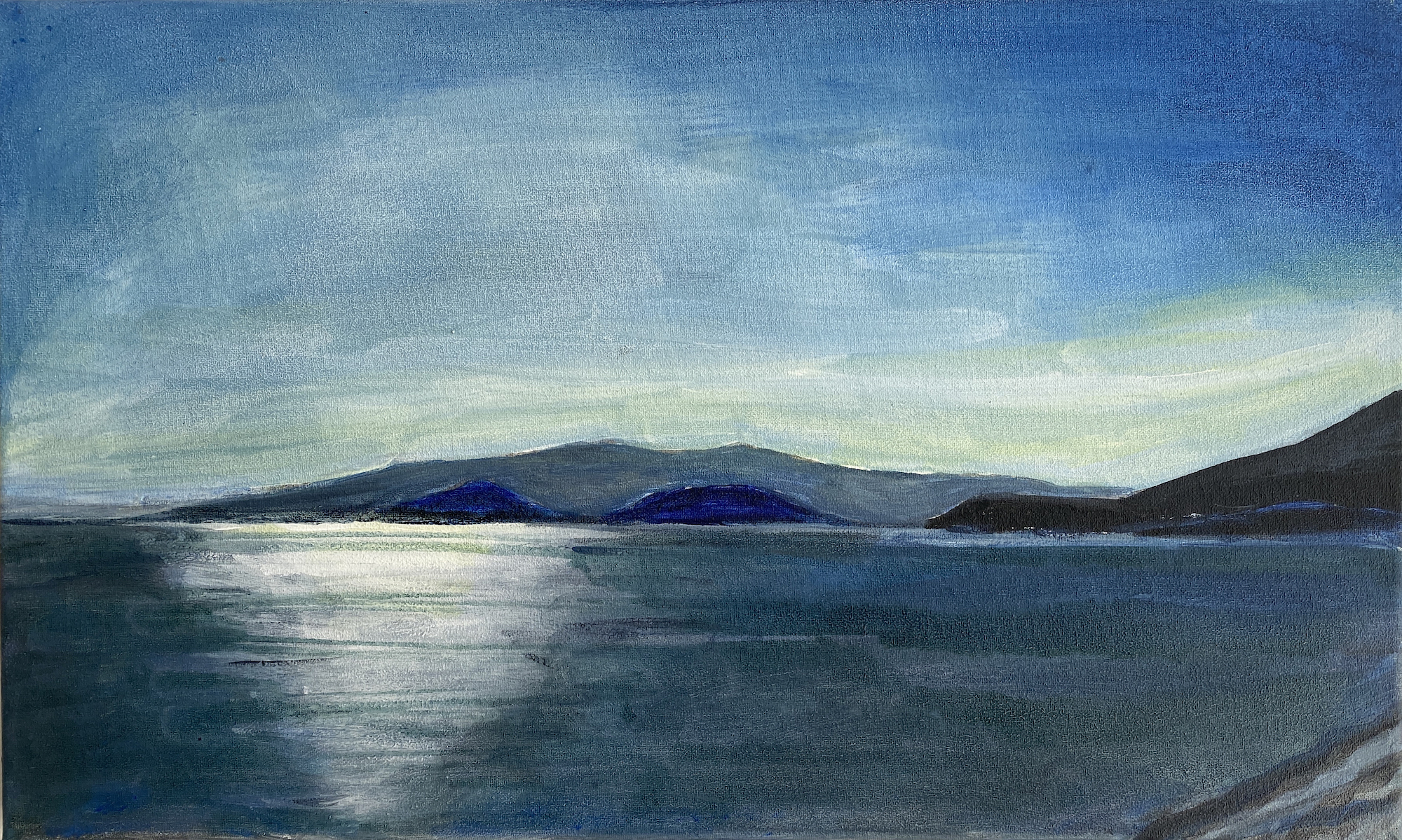 Blauwe zee